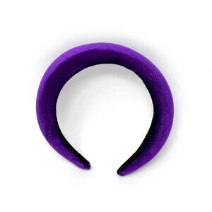 NWOT Magda Padded Purple Velvet Headband